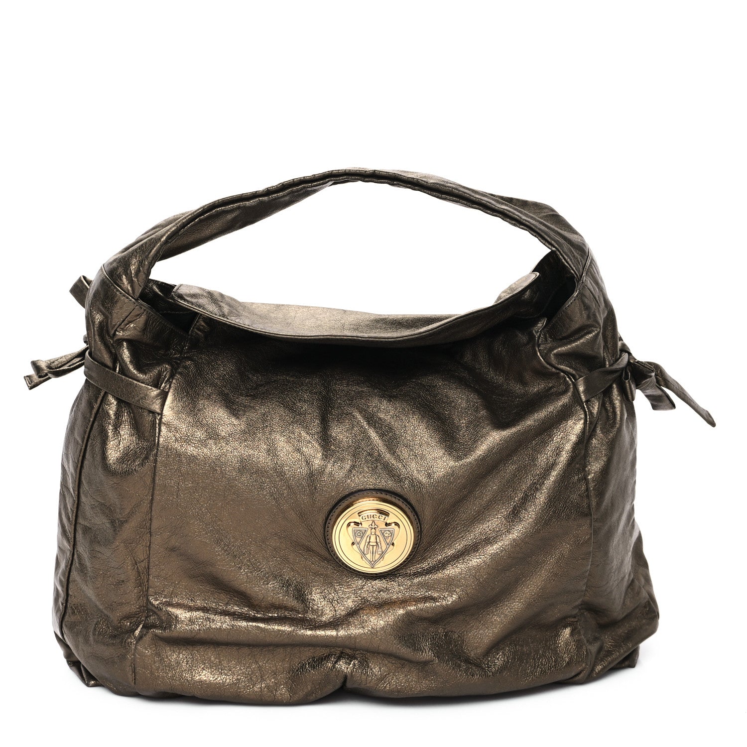 Gucci Calfskin Medium Hysteria Hobo Brown 1 of 13