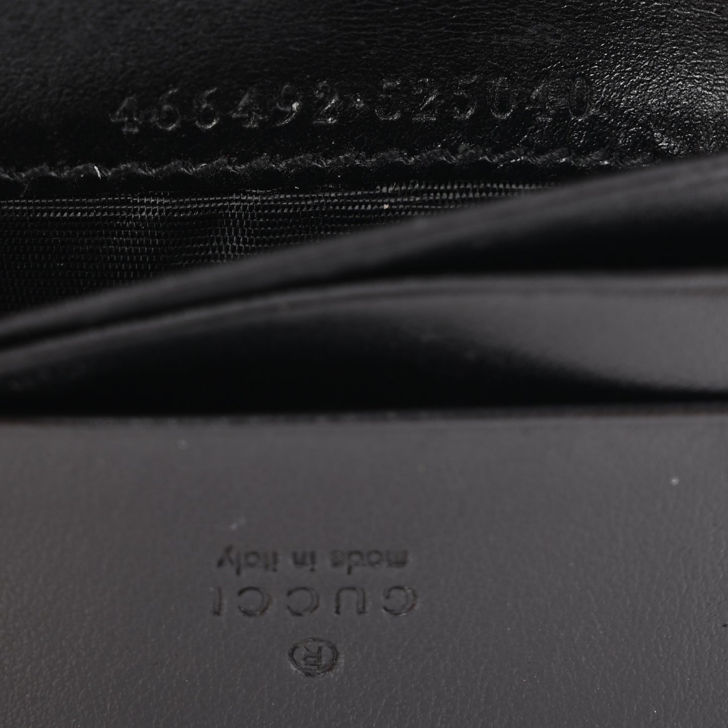 Calfskin Matelasse GG Marmont Card Case Wallet Black