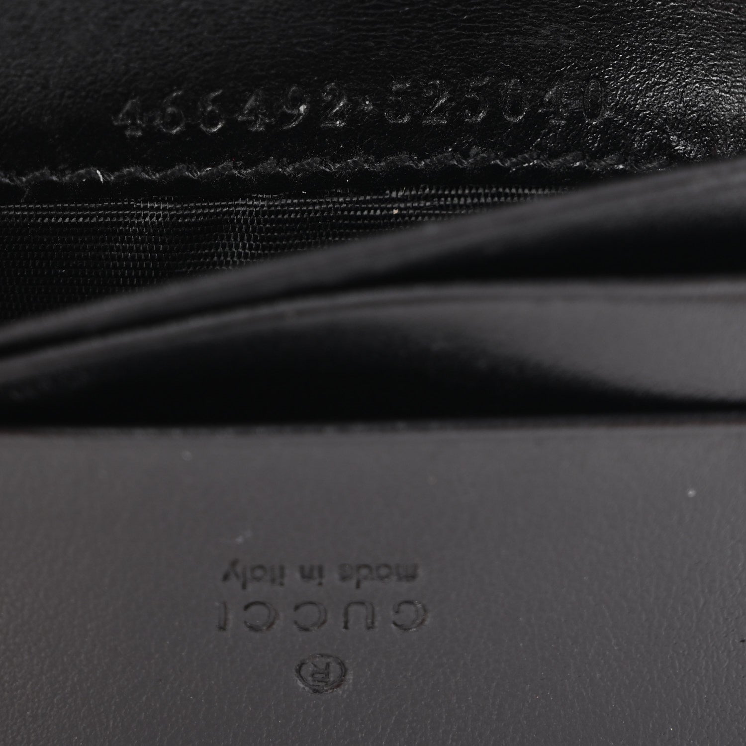 Gucci Calfskin Matelasse GG Marmont Card Case Wallet Black 7 of 14