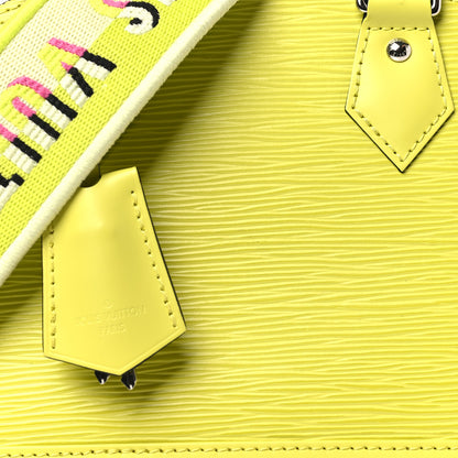 Louis Vuitton Epi Jacquard Alma BB Yellow Citron 7 of 9