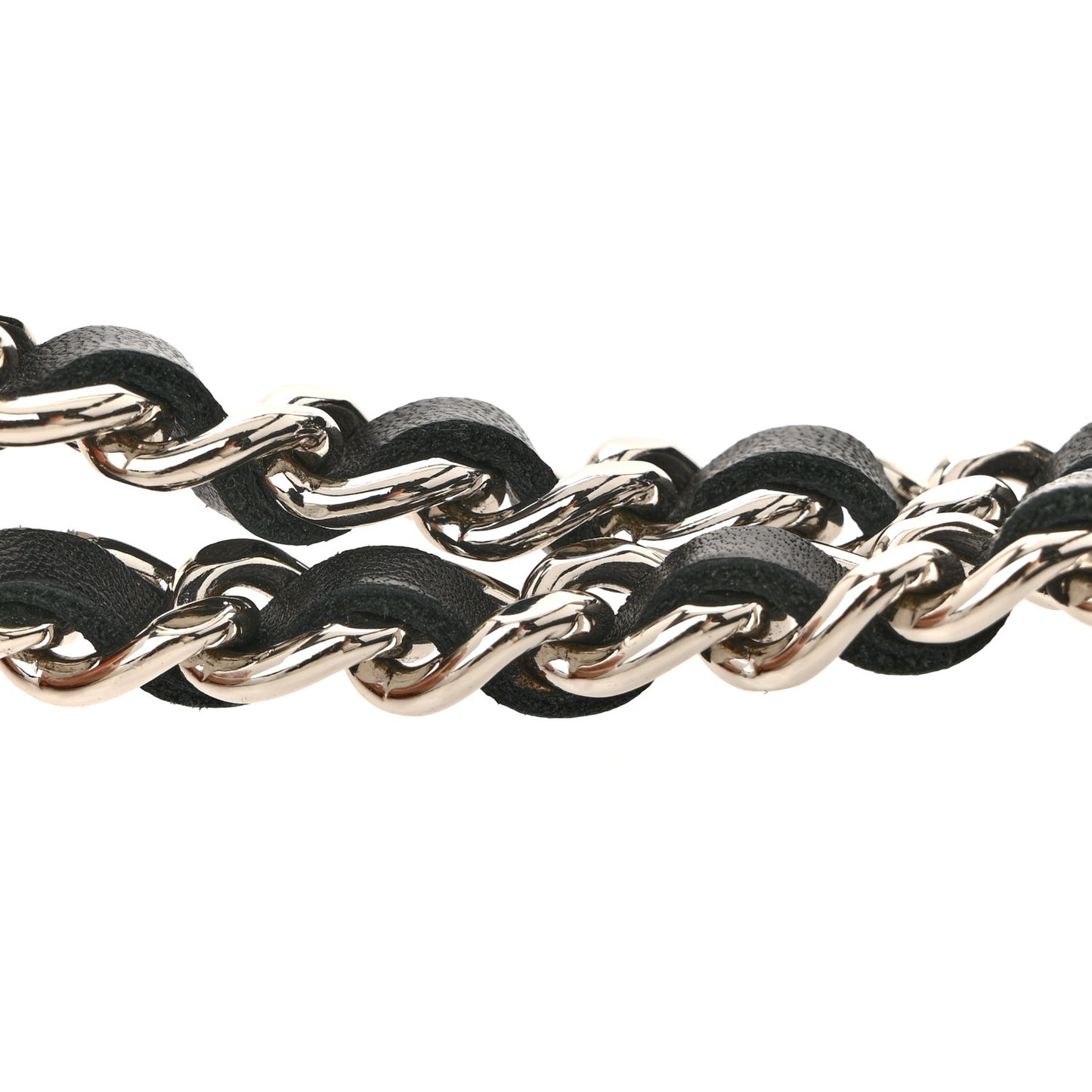 Patent Calfskin Quilted Reissue Wallet On Chain WOC So Black