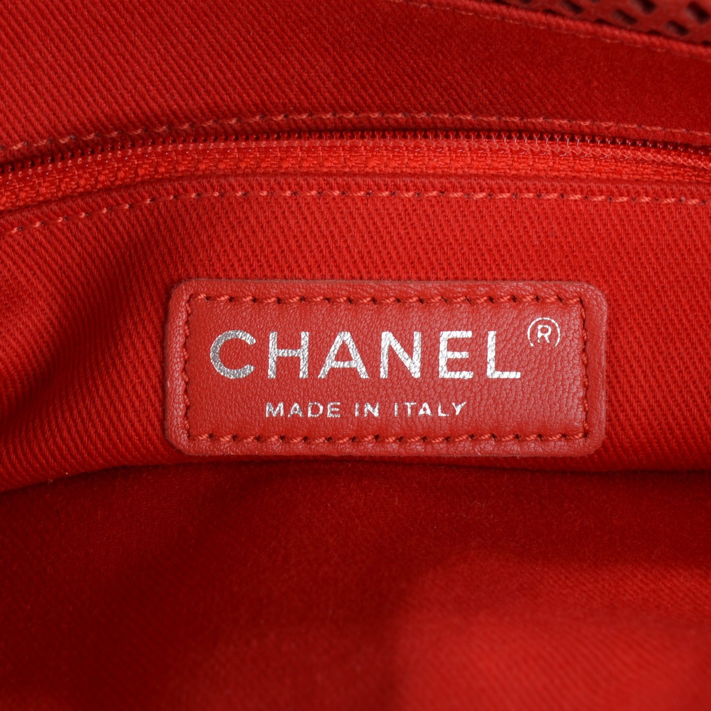 Perforated Calfskin Up In The Air Flap Red
