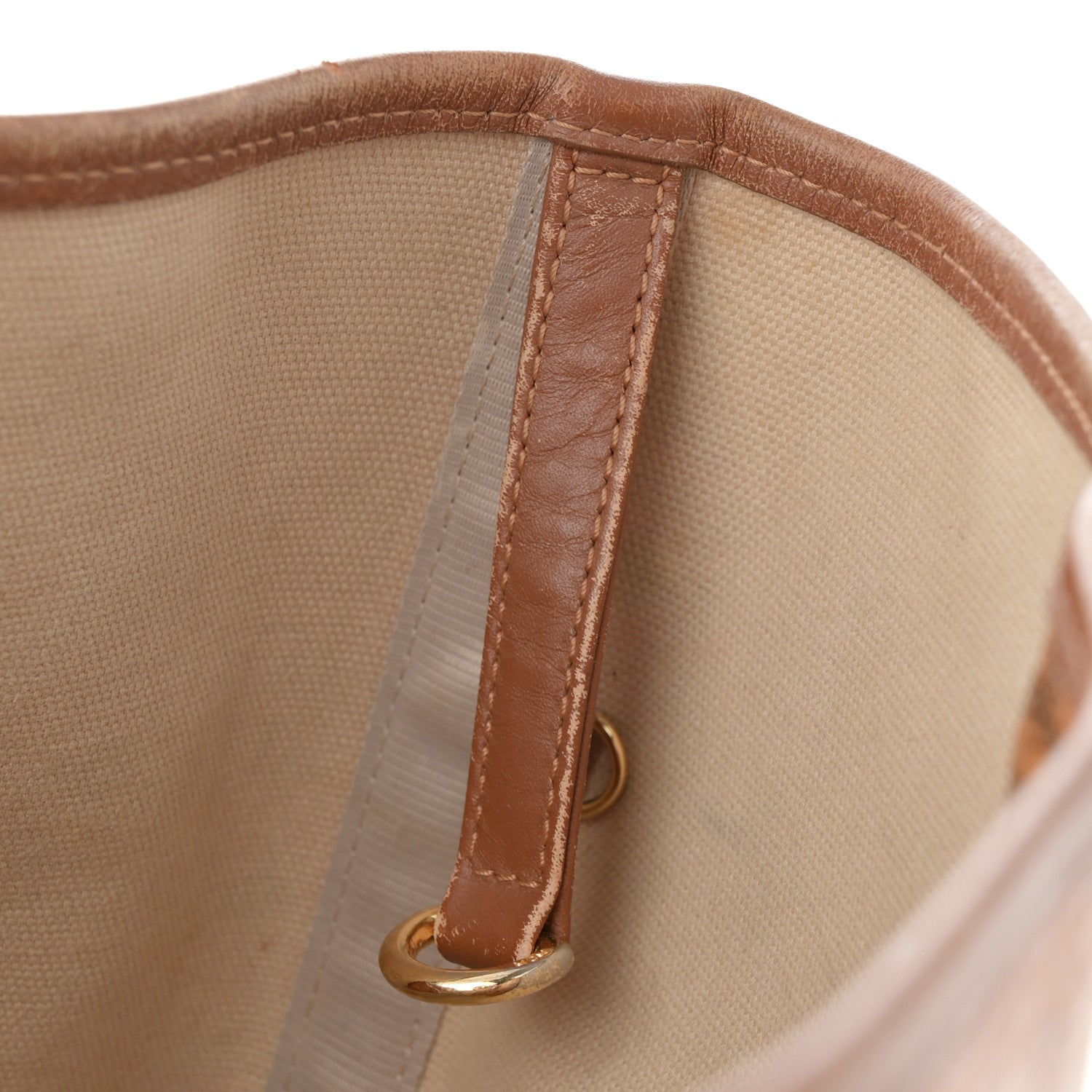 MCM Visetos Crocodile Embossed Medium Liz Shopper Tote Cognac 13 of 23