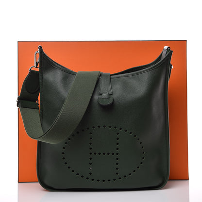 Hermes Epsom Evelyne III GM Vert Anglais 10 of 10