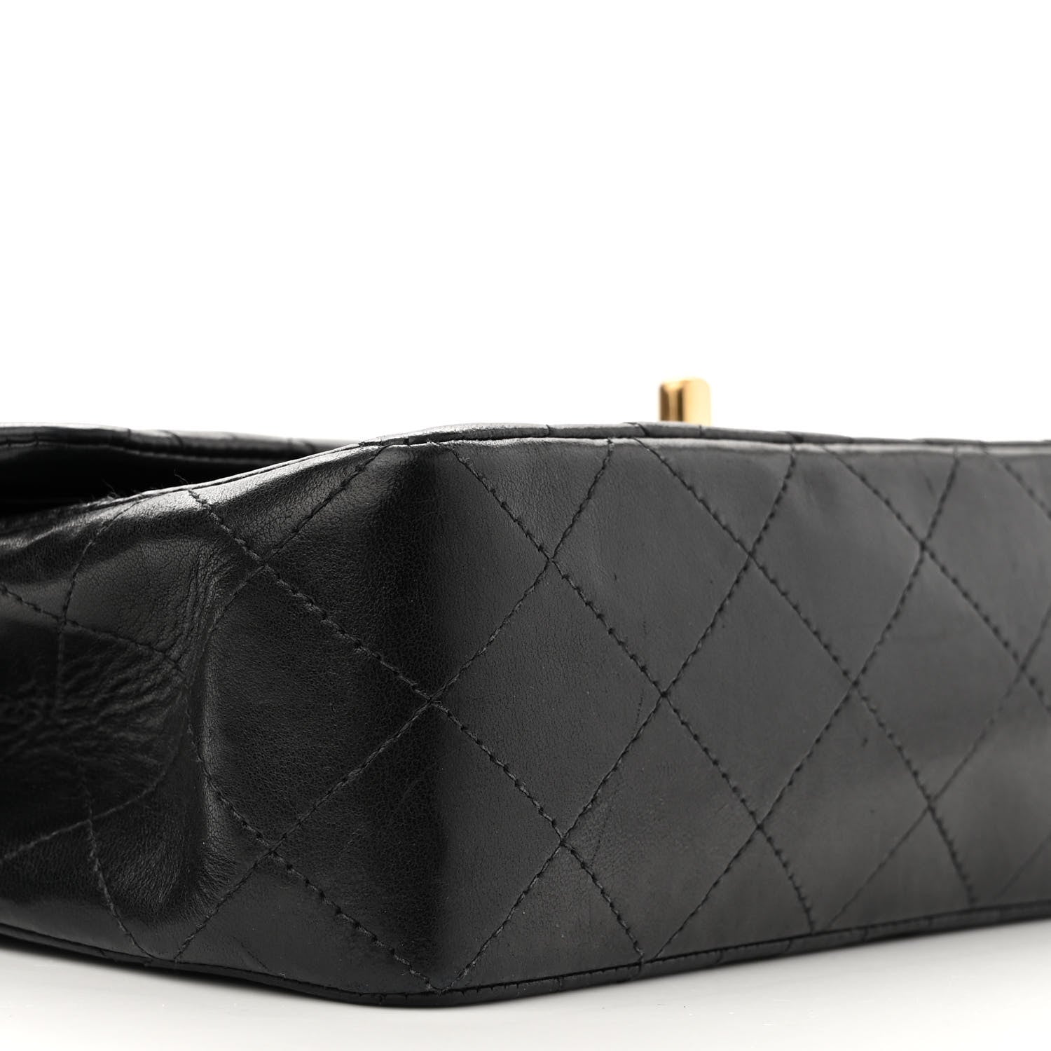 Chanel Lambskin Quilted Small Double Flap Black 8 of 12