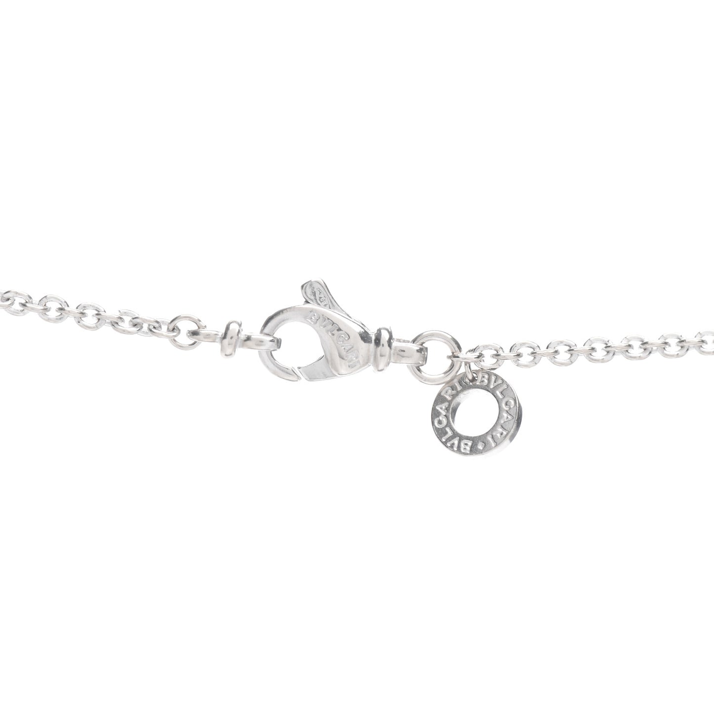 18K White Gold B.Zero1 Pendant Necklace