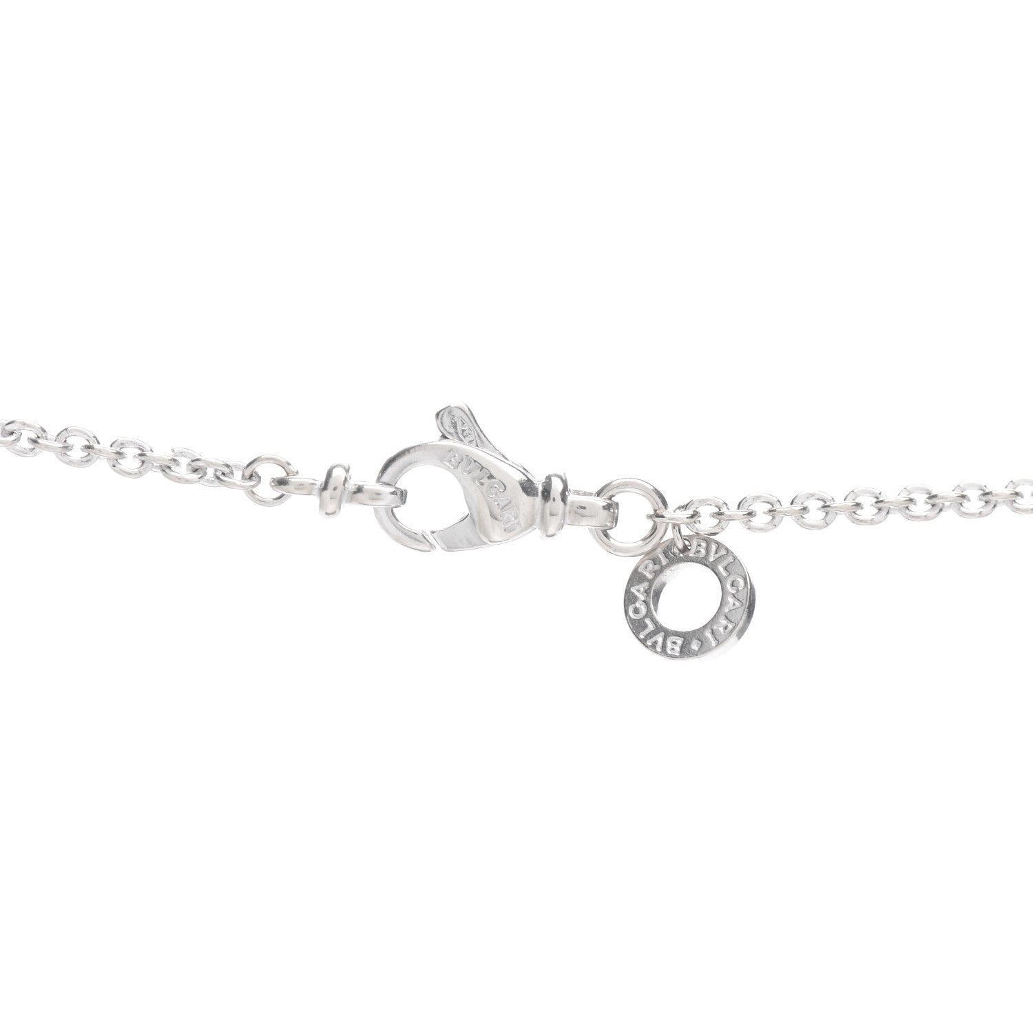 Bulgari 18K White Gold B.Zero1 Pendant Necklace 4 of 4