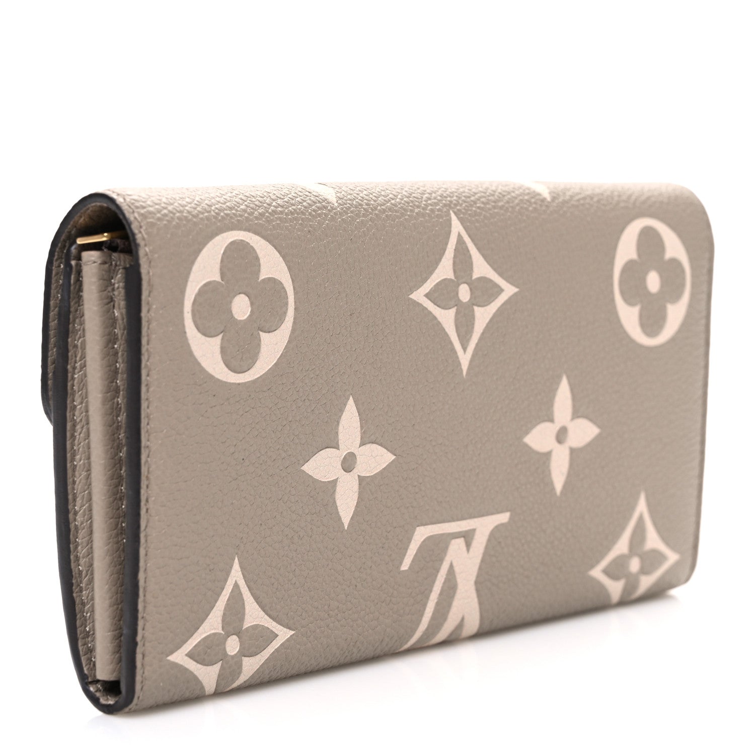 Louis Vuitton Empreinte Monogram Giant Sarah Wallet Tourterelle Creme 3 of 6