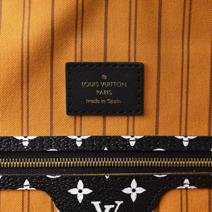 Louis Vuitton Monogram Giant Jungle Neverfull MM Black 9 of 11