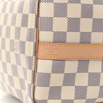 Louis Vuitton Damier Azur Speedy Bandouliere 25 6 of 10