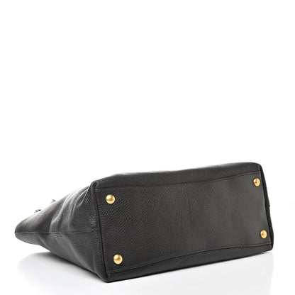 Prada Vitello Phenix Tote Black 4 of 10