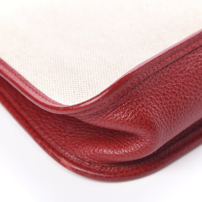 Hermes Toile Ardennes Vespa PM Rouge Vif 9 of 17