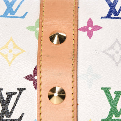Louis Vuitton Monogram Multicolor Keepall 45 White 18 of 24