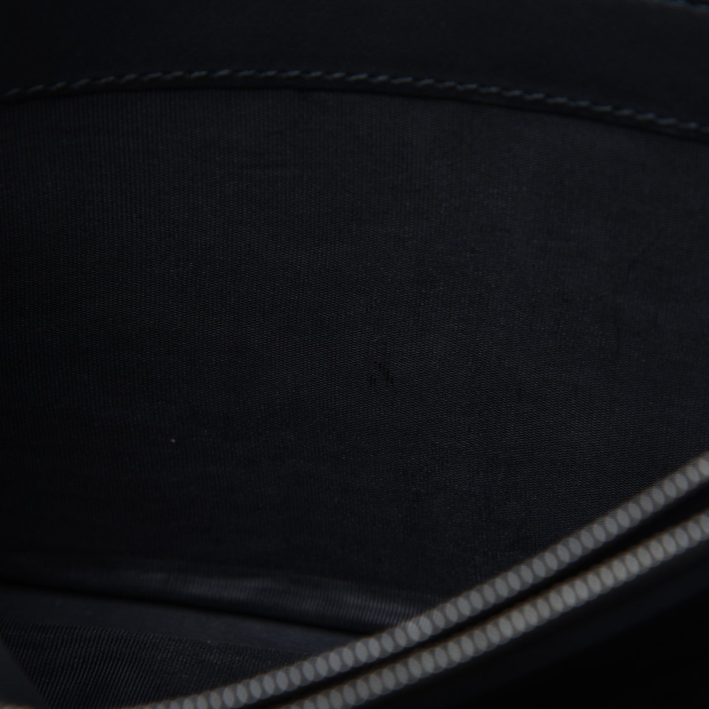 Suede Mini Dionysus Chain Wallet Black