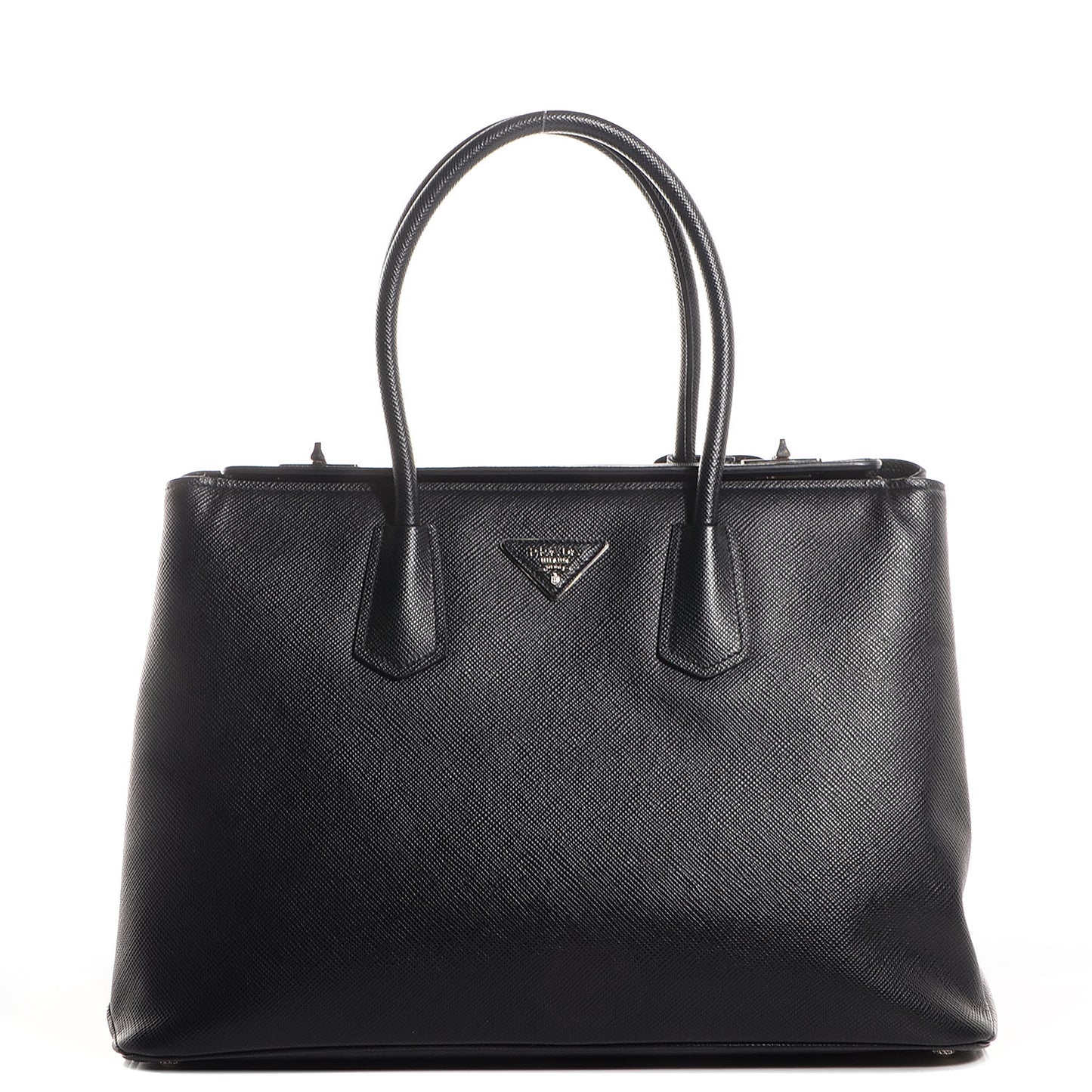 Saffiano Cuir Twin Tote Nero Black