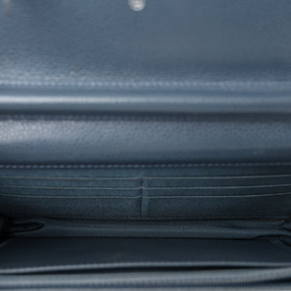 Chanel Caviar Quilted Wallet on Chain WOC Blue 5 of 14