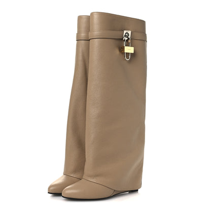 Givenchy Shark Lock Pant Boots 41 Natural Beige 4 of 11
