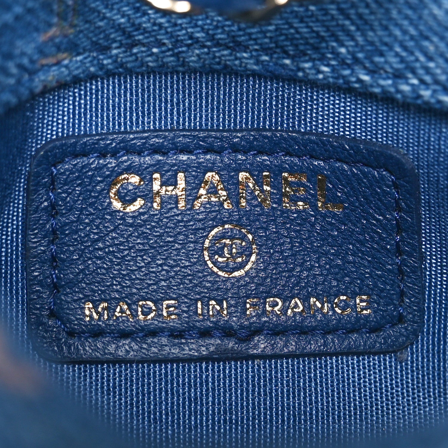 Chanel Denim Quilted Denim Mood Belt Bag Blue Multicolor 6 of 10