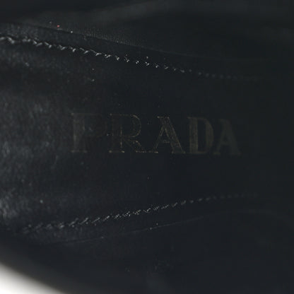 Prada Vitello 75mm Boots 37.5 Black 6 of 8