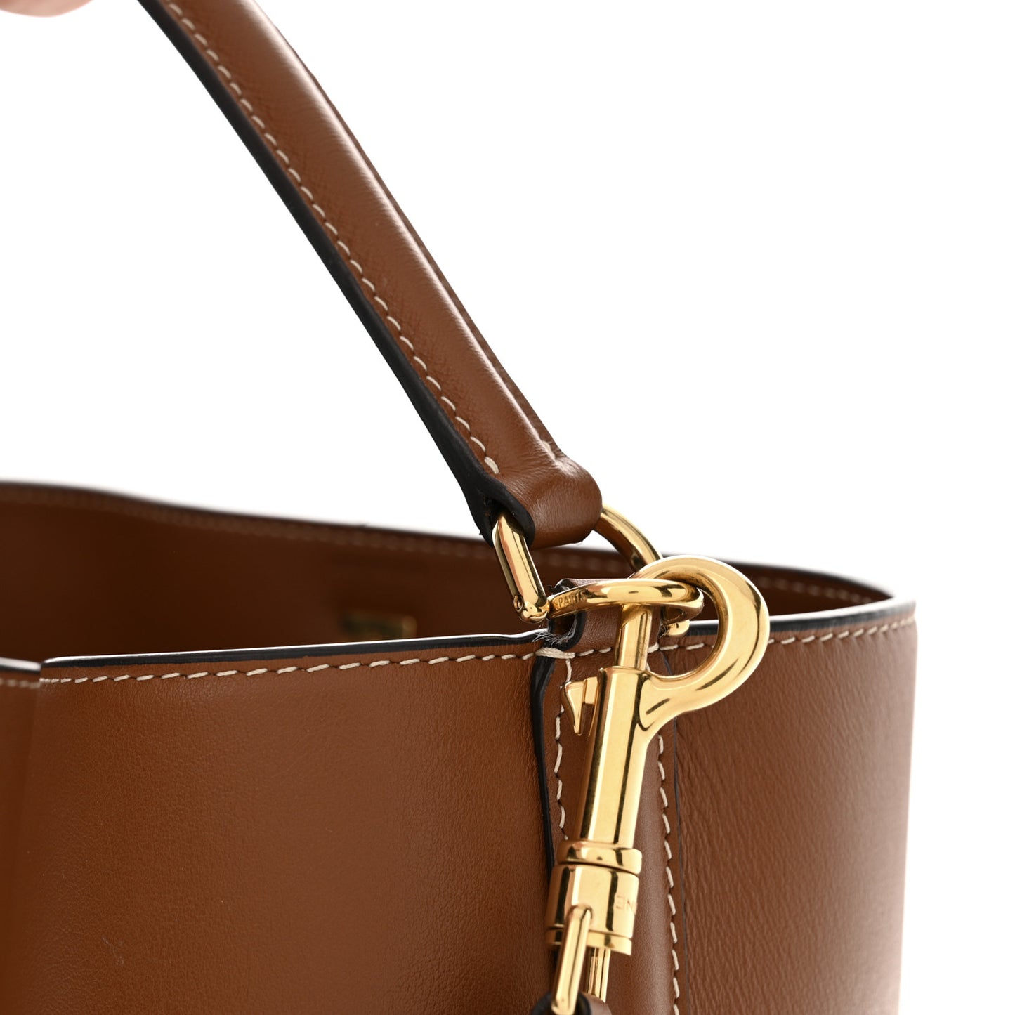 Smooth Calfskin Bucket 16 Bag Tan