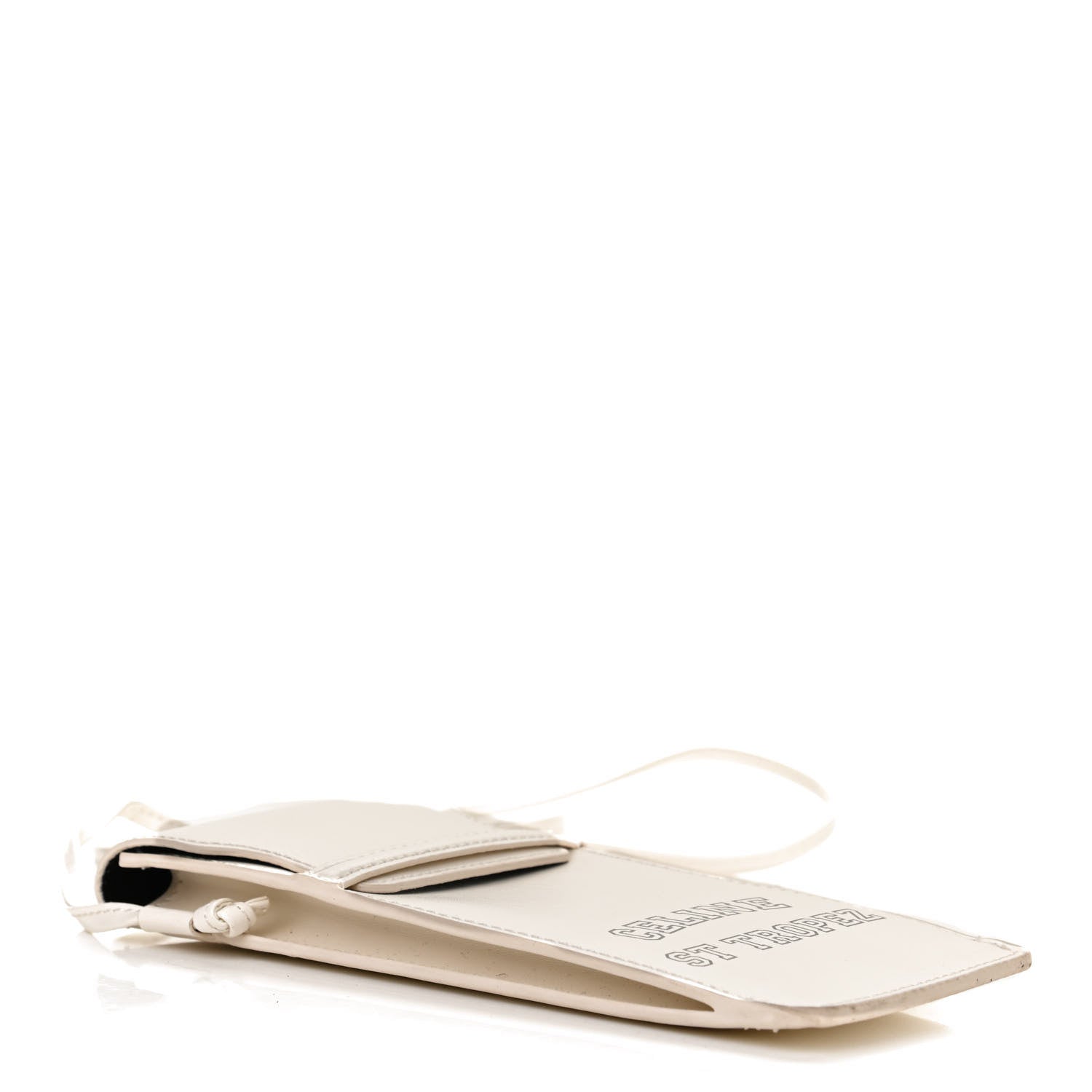 Celine Calfskin St Tropez Sunglasses Pouch White 4 of 8