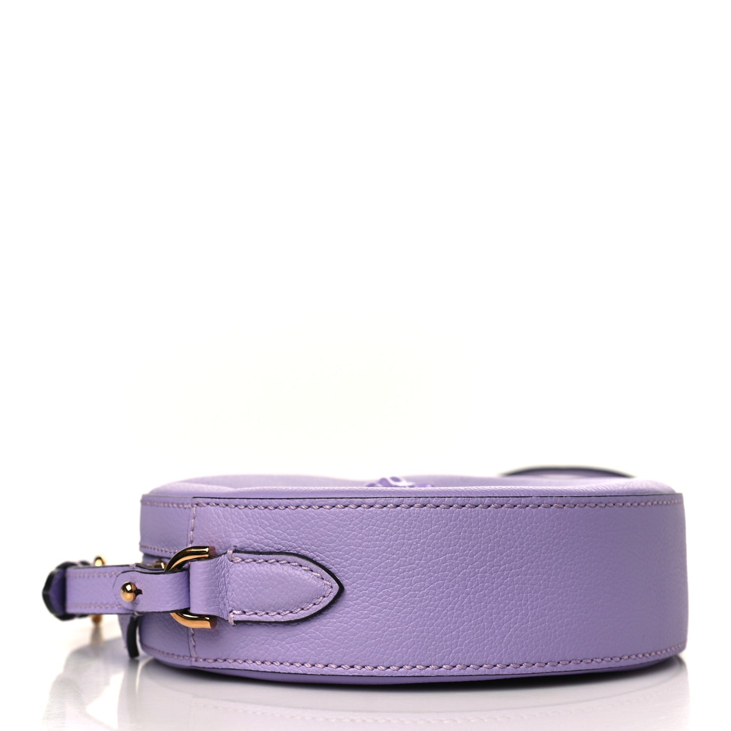 Calfskin La Medusa Round Camera Bag Lilac