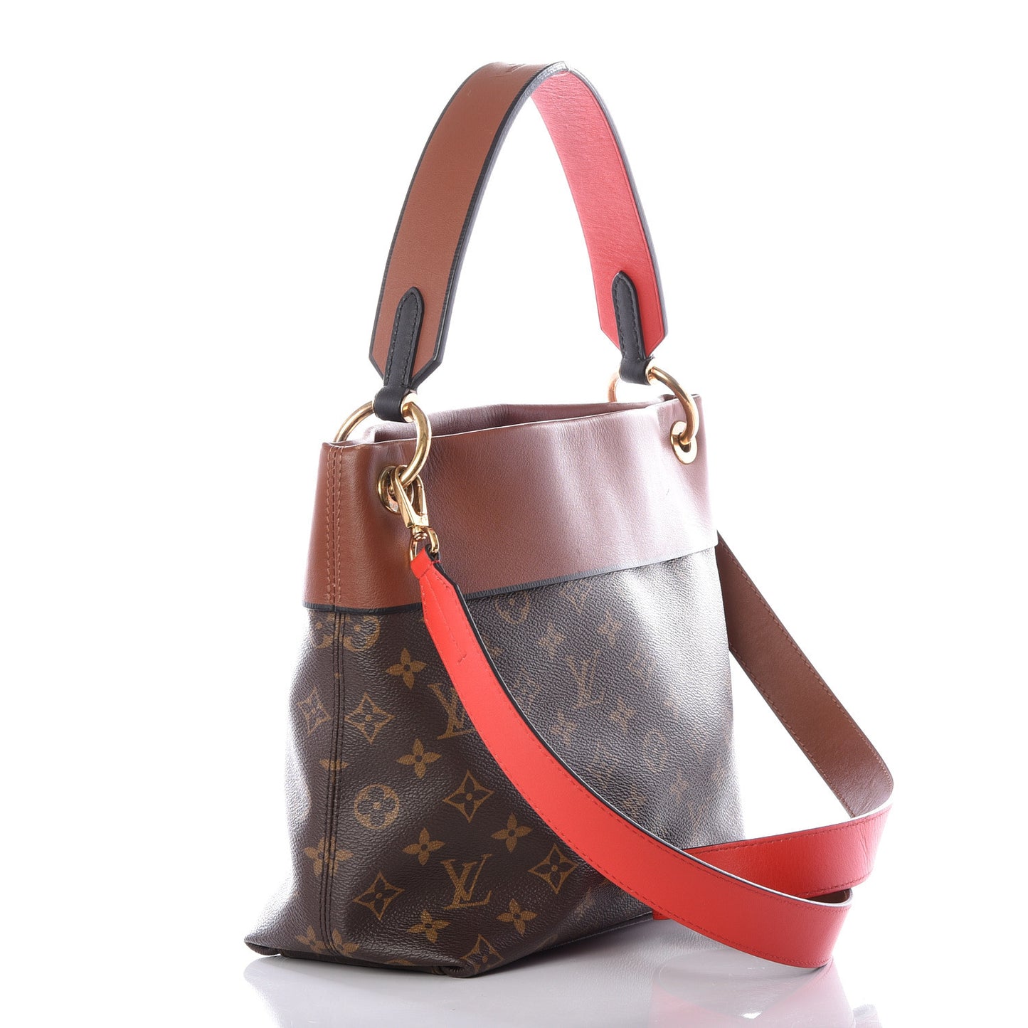 Monogram Tuileries Besace Caramel Rouge