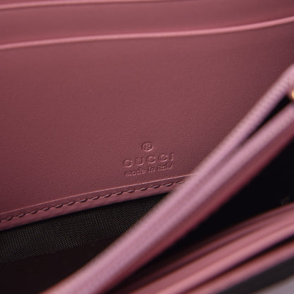 Gucci Guccissima Continental Flap Wallet Pink 6 of 7