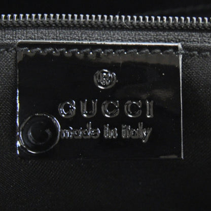 Gucci Patent Leather Bamboo Handbag Black 8 of 10