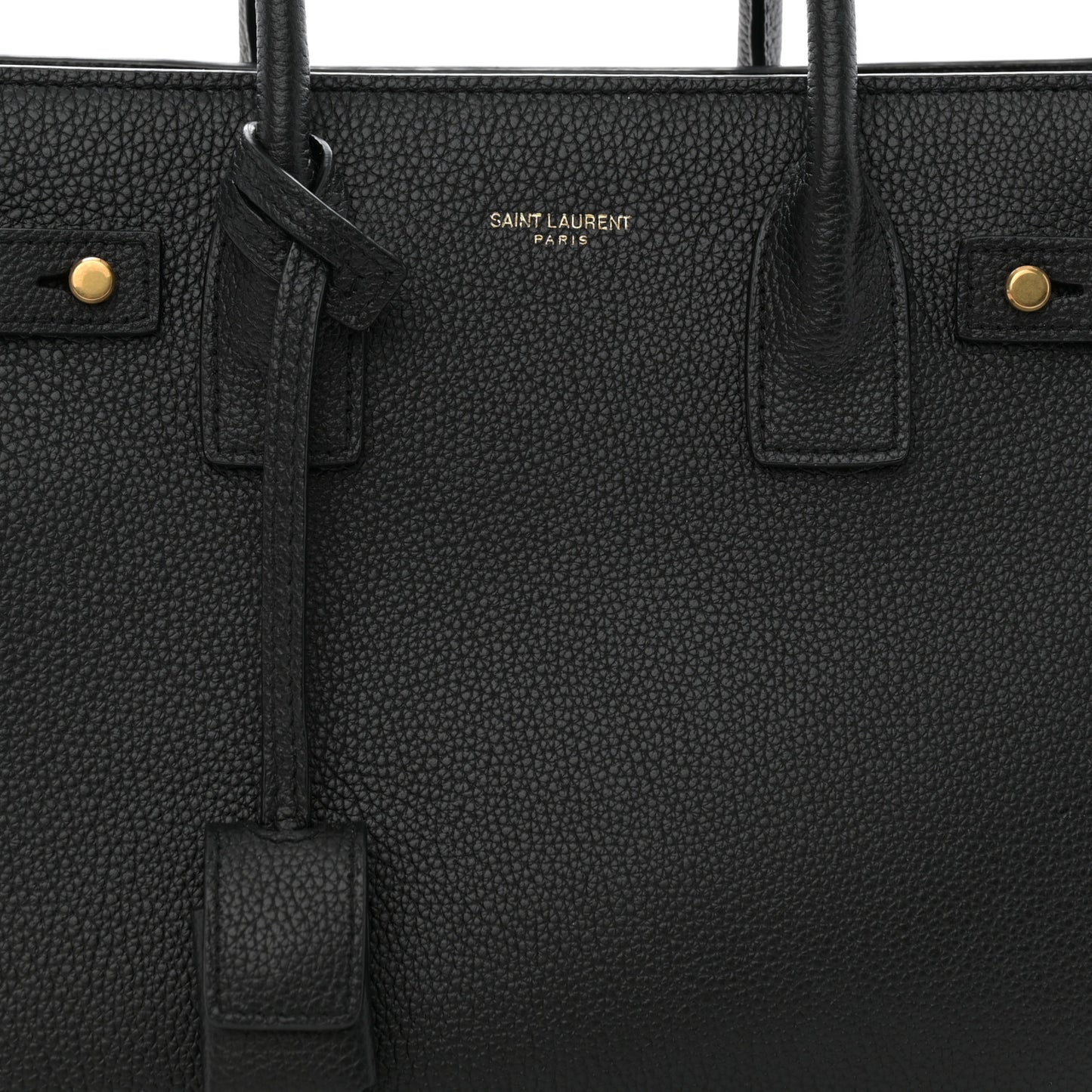 Grained Calfskin Baby Sac De Jour Souple Black