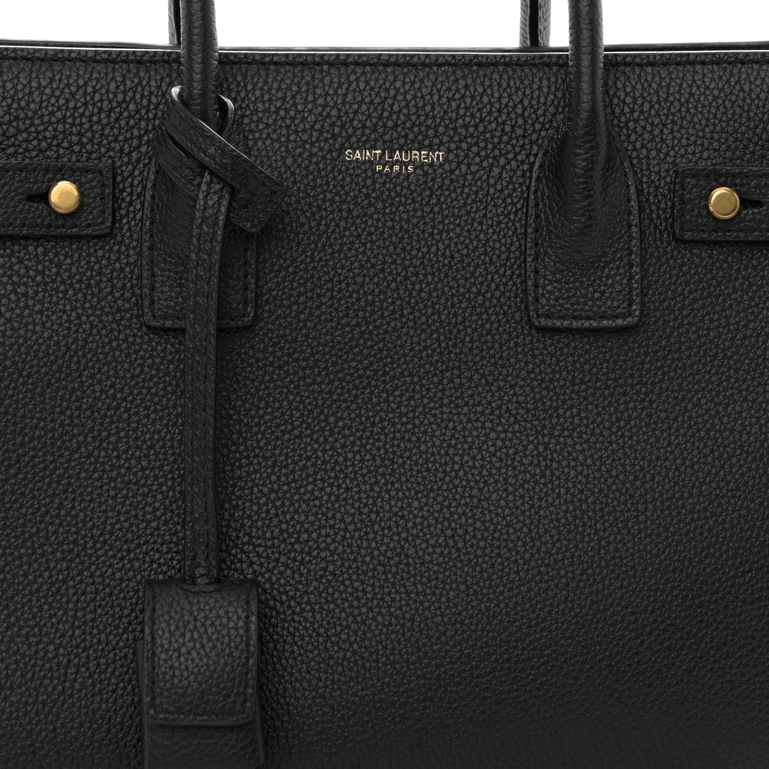 Saint Laurent Grained Calfskin Baby Sac De Jour Souple Black 8 of 11