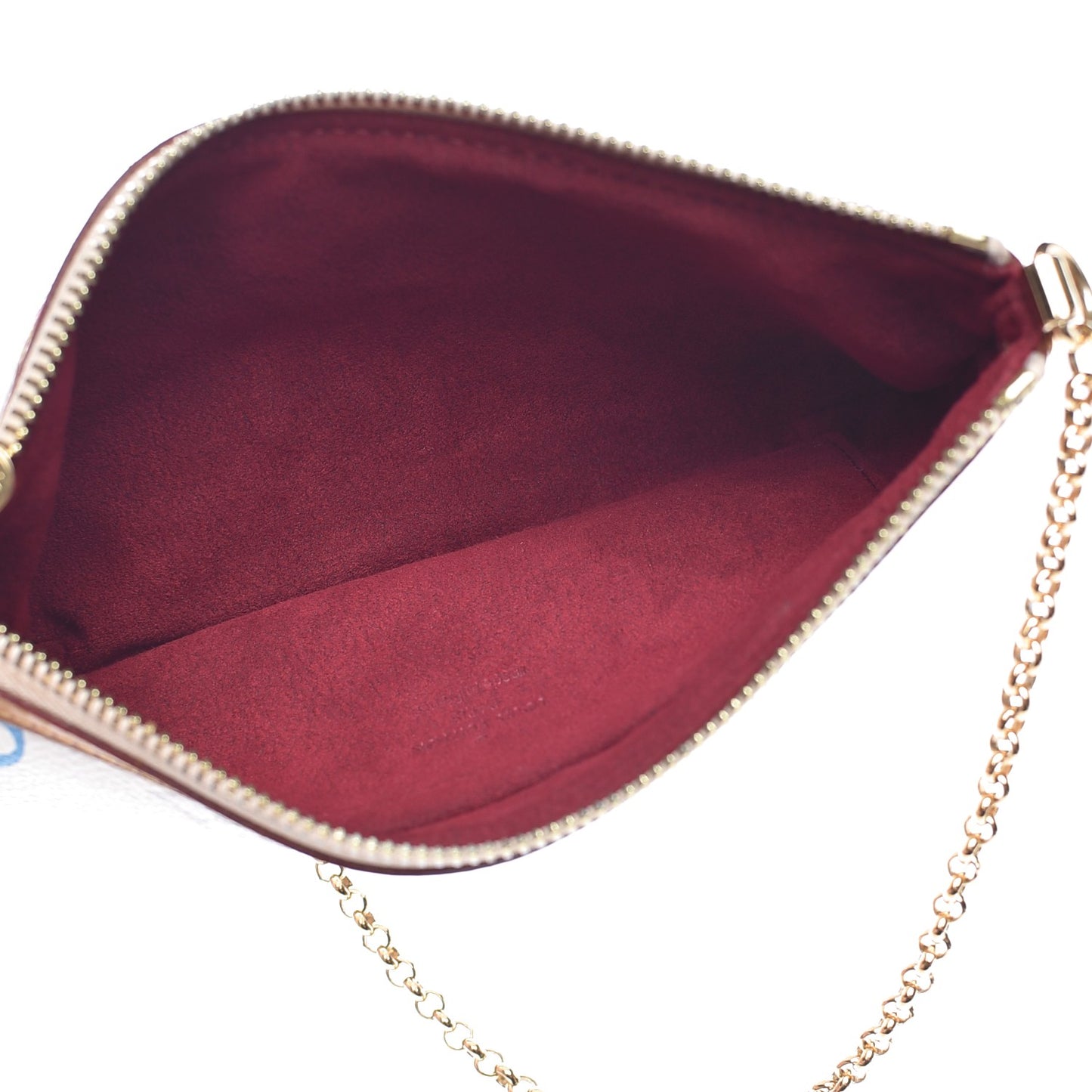 Monogram Multicolor Pochette Milla MM White