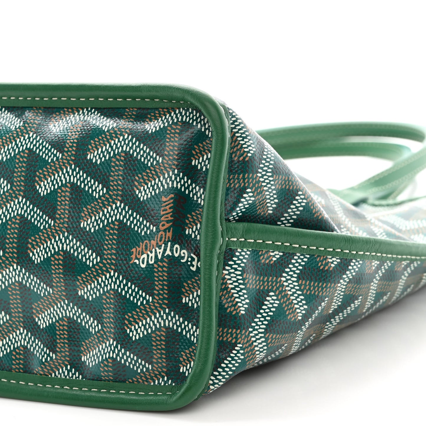 Goyardine Reversible Mini Anjou Green