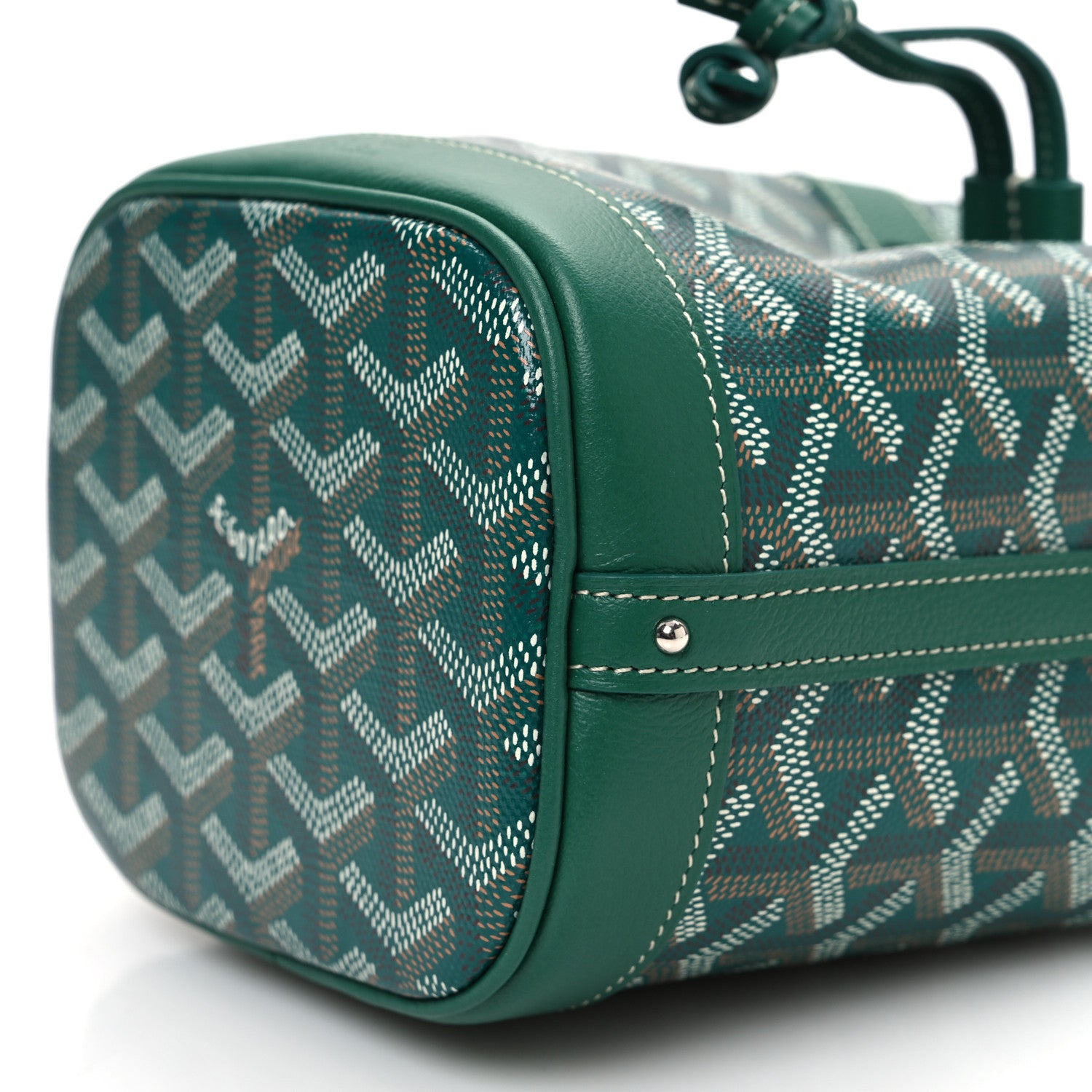 Goyard Goyardine Petit Flot Mini Bucket Bag Green 10 of 10