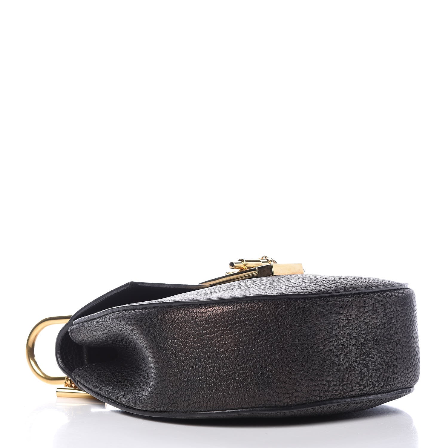 Chloe Grained Lambskin Mini Drew Shoulder Bag Black 4 of 9