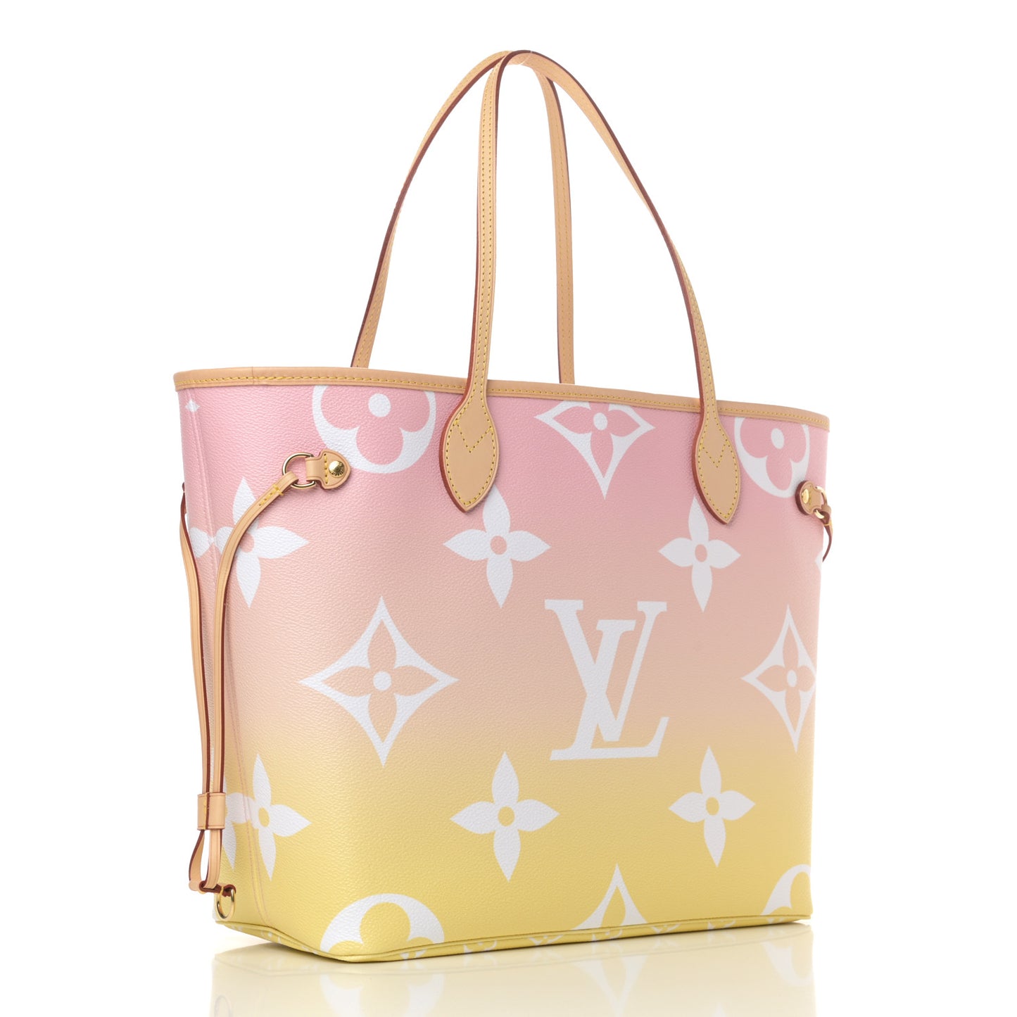 Monogram Giant By The Pool Neverfull MM Light Pink