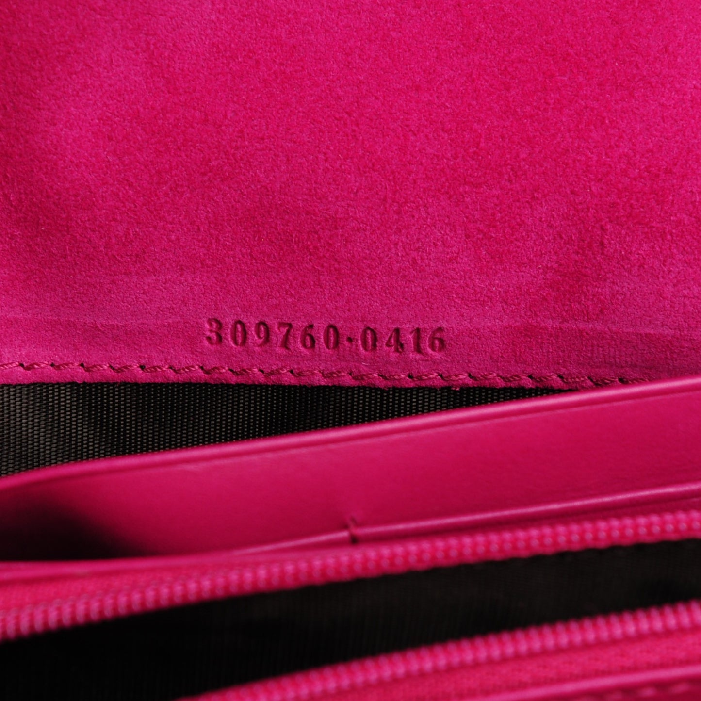 Patent Microguccissima Nice Wallet Bright Bouganville