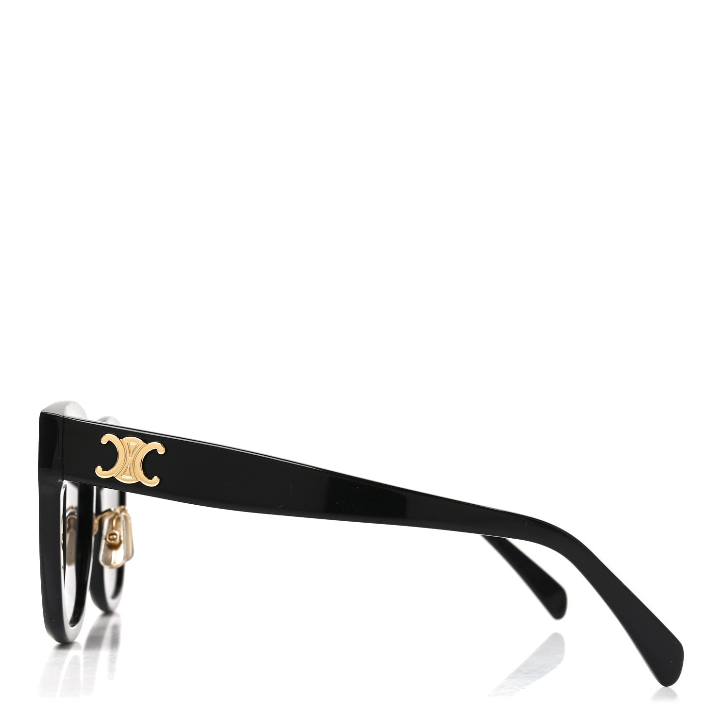 Celine Acetate Triomphe Sunglasses CL40222F Black 3 of 7