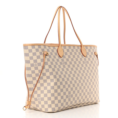 Louis Vuitton Damier Azur Neo Neverfull GM Rose Ballerine 4 of 13