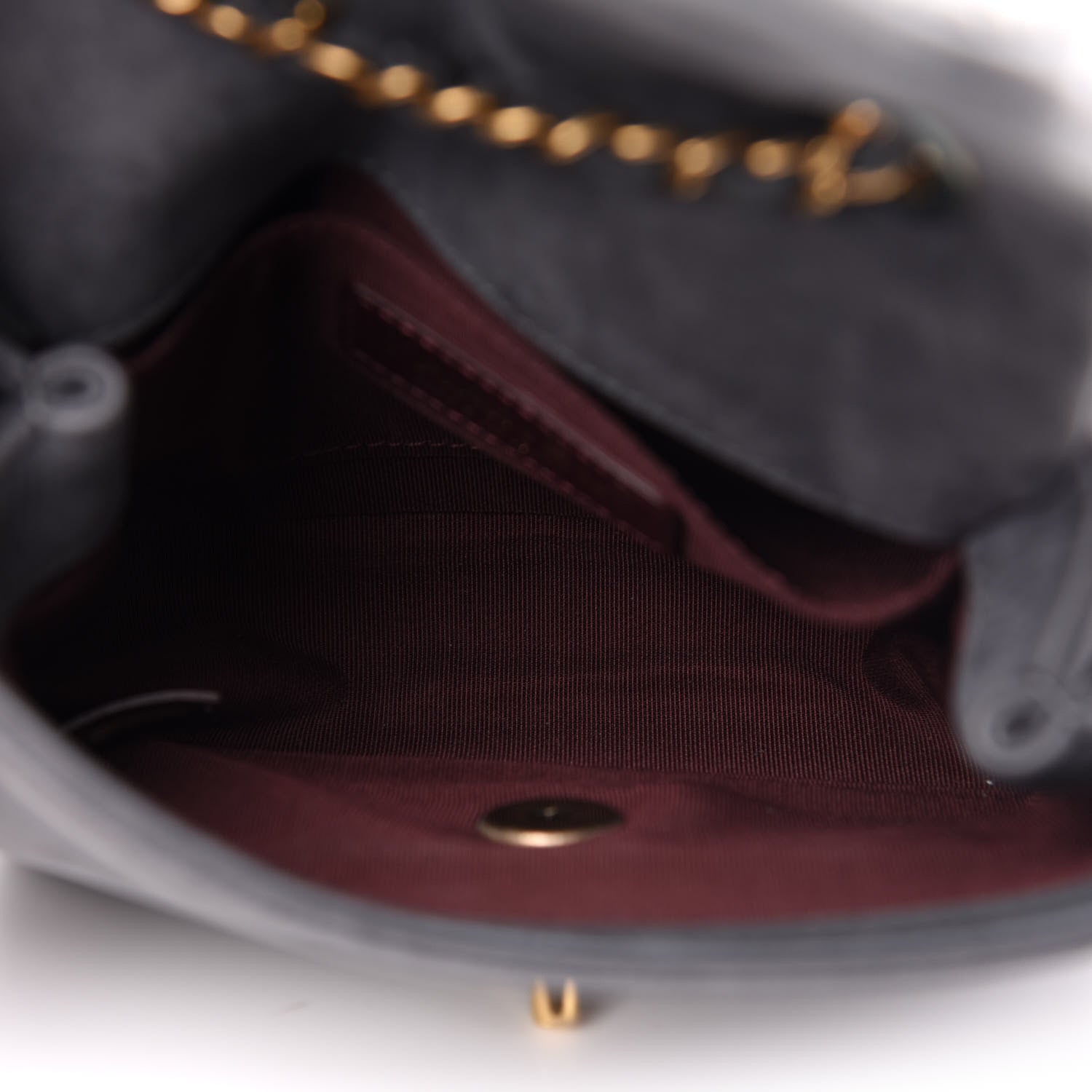 Chanel Iridescent Calfskin Stitch Mini Square Flap Grey 5 of 11