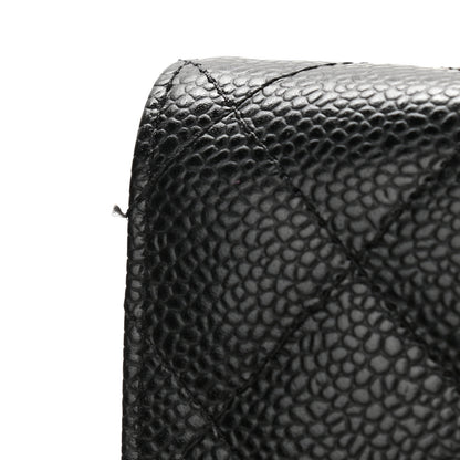 Chanel Caviar Quilted Wallet On Chain WOC Black 12 of 12