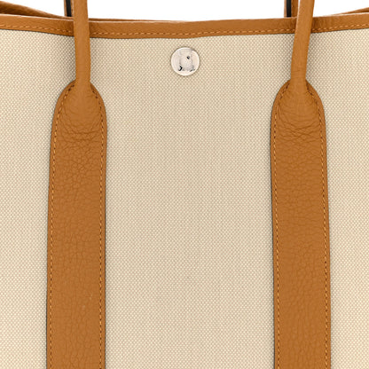 Hermes Toile Negonda Garden Party 30 TPM Tote Beton Ocre 8 of 11