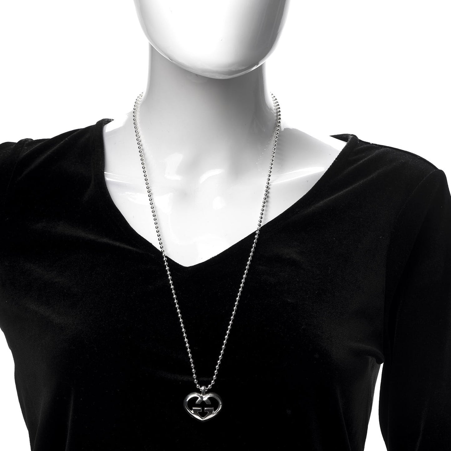 Sterling Silver Britt Heart Pendant Necklace