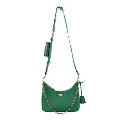 Prada Saffiano Lux Re-Edition 2005 Shoulder Bag Mango 1 of 12