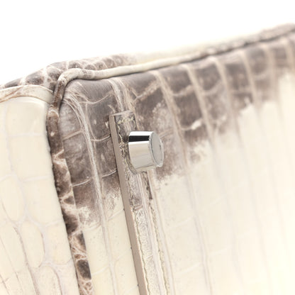 Hermes Matte Niloticus Crocodile Himalaya Birkin 25 Blanc 6 of 31