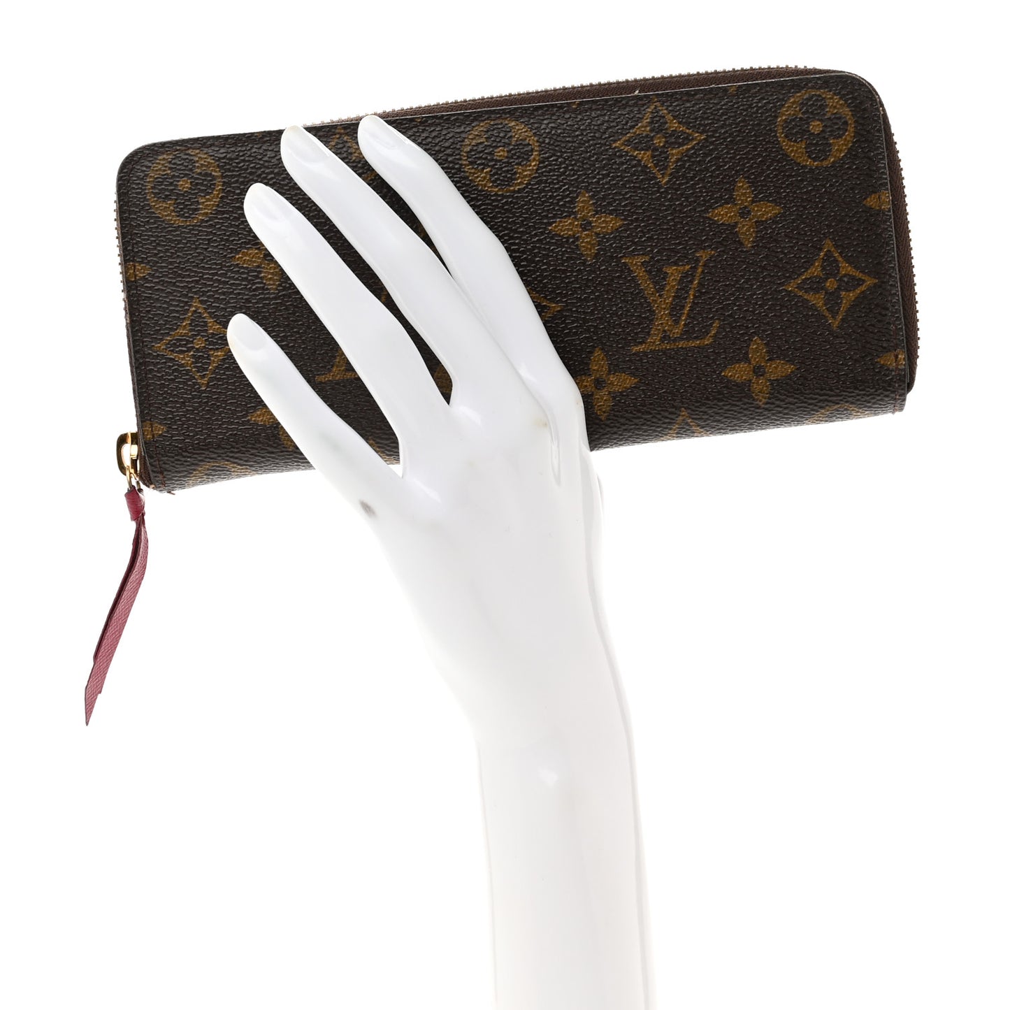 Monogram Clemence Wallet Fuchsia
