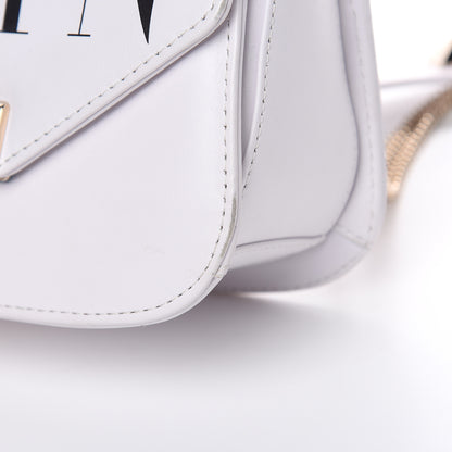 Valentino Garavani Calfskin VLTN Small Shoulder Bag White 11 of 12