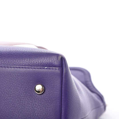 Christian Dior Calfskin Granville Tote Purple 10 of 13