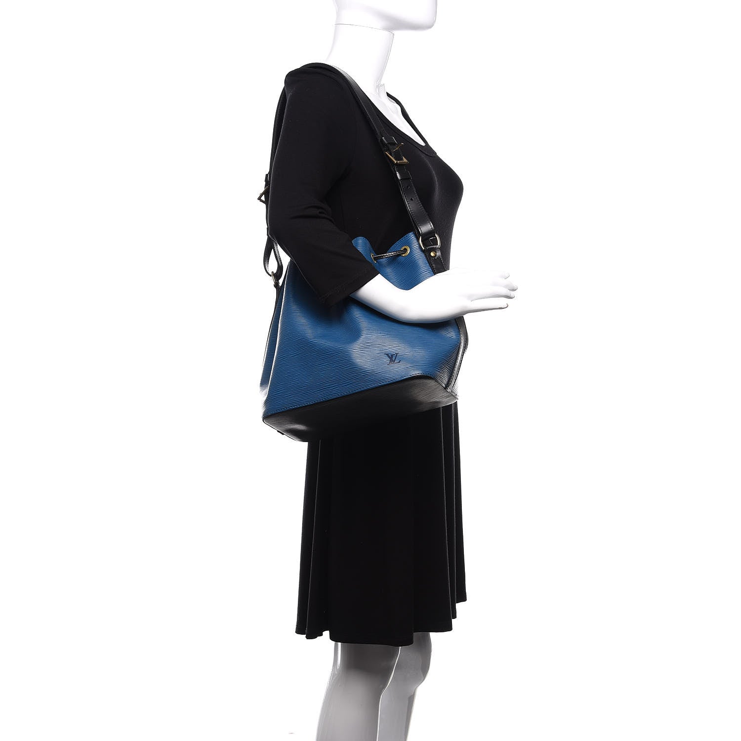 Louis Vuitton Epi Petit Bi-Color Noe Toledo Black 2 of 9