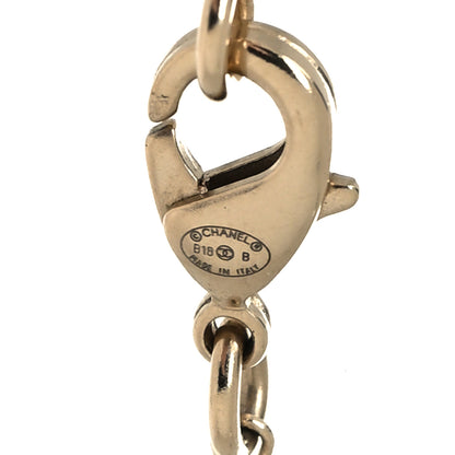 Chanel Pearl CC Pendant Necklace Gold 5 of 5